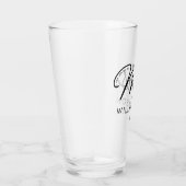 Verre Sur Mesure, Mme Est. Script élégant moderne nouvel (Droite)