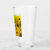 Verre Susans Jaune Oeil Noir Floral Boire (Gauche)