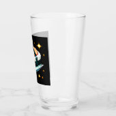 Verre Sushi Spacship Pixel Art Flying Sushi Roll Design (Gauche)