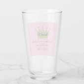 Verre Sweet 16 Crown Bible Verse rose et or (Dos)