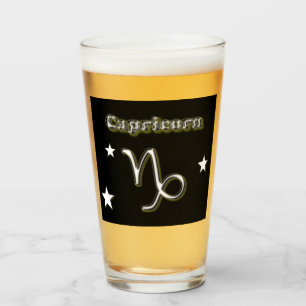 Verre Symbole Capricorne