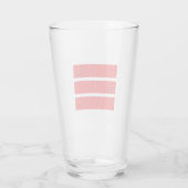 Verre Symbole Cool à 3 Lignes | Uniformité & Harmonie Co (Dos)
