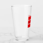 Verre Symbole Cool à 3 Lignes | Uniformité & Harmonie Co (Droite)
