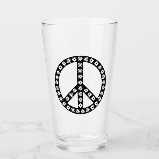 Verre Symbole de la paix de Daisy (Devant)