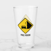 Verre Symbole de la route Free Rocks (Devant)