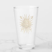 Verre Symbole de Louis XIV le Roi Soleil (Dos)