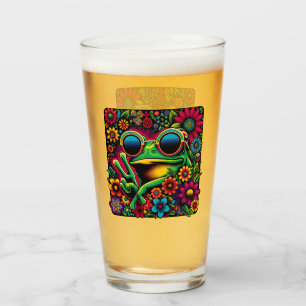Verre Symbole de paix de la grenouille Cool funeste