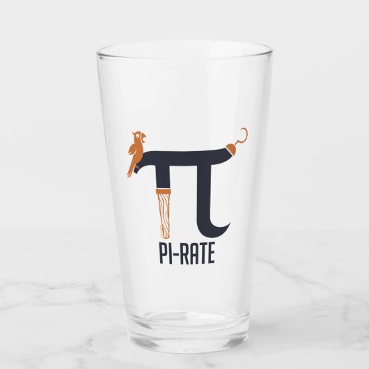 Verre Symbole de pirate (Devant)