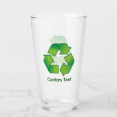 Verre Symbole de recyclage (Dos)