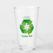 Verre Symbole de recyclage (Devant)