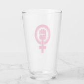 Verre Symbole de résistance des femmes (Dos)