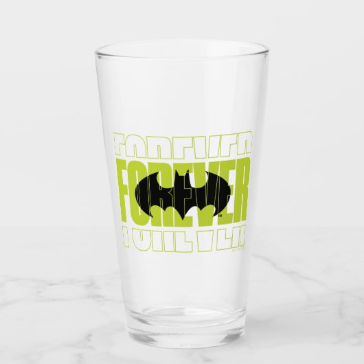 Verre Symbole de typographie de Batman (Devant)