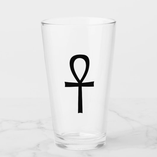 Verre Symbole de vie égyptien d'Ankh (Devant)