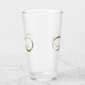 Verre Symbole d'infini doré (Droite)