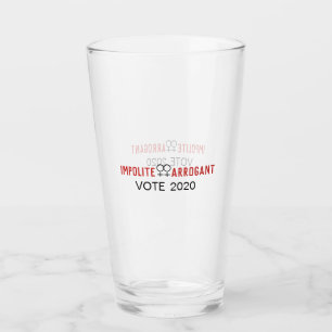 Verre Symbole féminin Impolite Arrogant Femmes Vote 2020