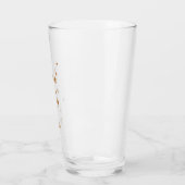 Verre Symbole moderne Zodiac Gold Virgo | Élément Terre (Gauche)
