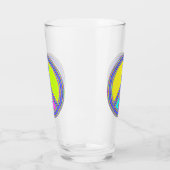 Verre Symbole PAIX avec des couleurs remplies (Gauche)