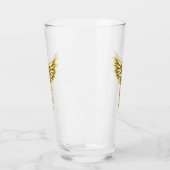 Verre Symbole Polygonal Or Caduceus (Gauche)
