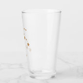 Verre SYMBOLE Zodiaque moderne Gold Leo | Incendie d'élé (Gauche)
