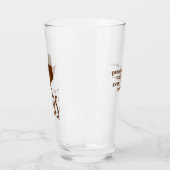 Verre Symboles du Texas, Etat du Texas, brun (Gauche)