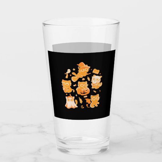 Verre T-shirt classique chatons effrayants (Devant)