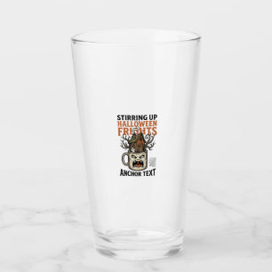 Verre T-shirt graphique avec mug Halloween haunté Café e