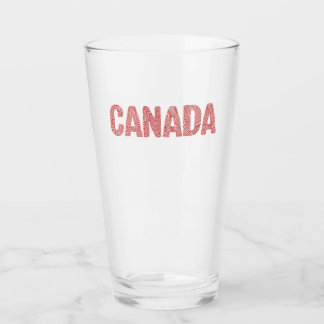 Verre T-Shirt Graphique Empreinte du Canada