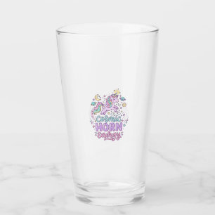 Verre T-shirt graphique pastel mignon énergie corne cosm