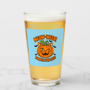 Verre T-shirt Halloween Chat Mignon Citrouille Parfait M