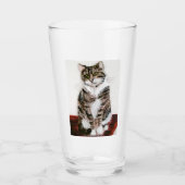 Verre Tabby Cat Art Moggie Kitty (Devant)