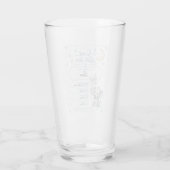 Verre Tableau de naissance bébé personnalisable avec élé (Dos)