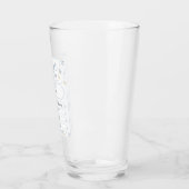 Verre Tableau de naissance bébé personnalisable avec élé (Gauche)
