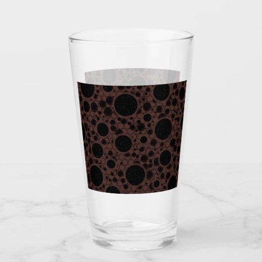 Verre Taches de bulle spatiale - Marron (Devant)