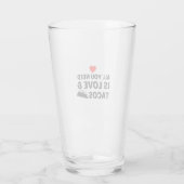 VERRE TACOS ET AMOUR (Dos)