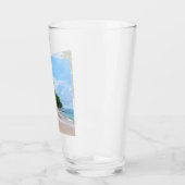 Verre Tahiti Sand Beach Ciel bleu Palmiers (Gauche)