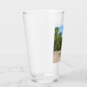Verre Tahiti Sand Beach Ciel bleu Palmiers (Droite)