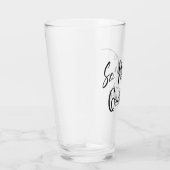 Verre Tant de Gratitude Écriture Moderne Typographie Sim (Droite)