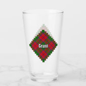 Verre Tartan Clan Grant (Dos)