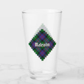 Verre Tartan du clan Malcolm (Dos)