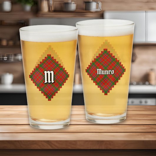 Verre Tartan du clan Munro