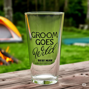 Verre Tasse de fête d'enterrement de vie de garçon Texte