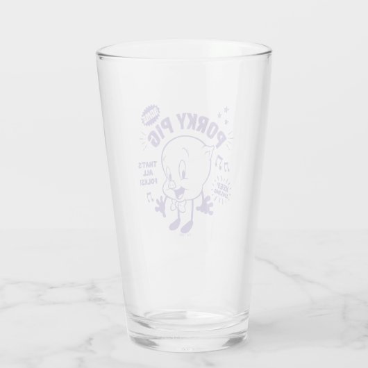 Verre Tasty Retro Porky Pig (Dos)