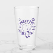 Verre Tasty Retro Porky Pig (Devant)