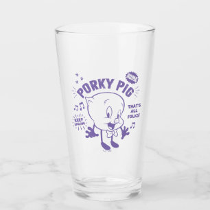 Verre Tasty Retro Porky Pig