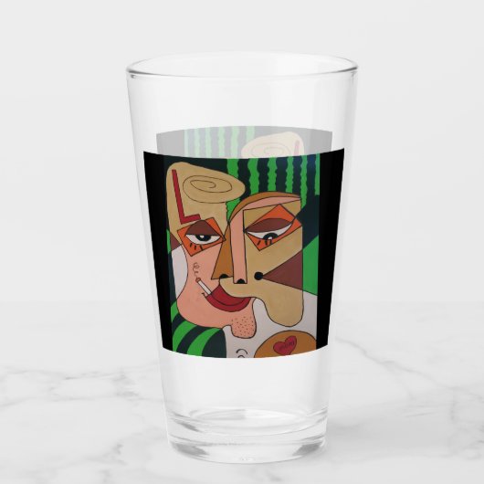 Verre Tattoo Guy Glass Tumbler (Devant)