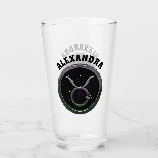 Verre Taurus personnalisé (Devant)