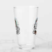 Verre Tea Time Meow Time - Cute Cat and Tea Design (Gauche)