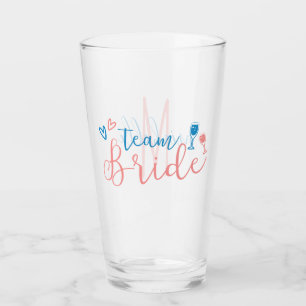 Verre Team Bride Bachelorette Party Personnalisé