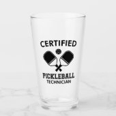 Verre Technicien certifié en Pickleball (Devant)