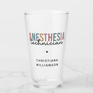 Verre Technicien d'anesthésie personnalisée Technique d'
